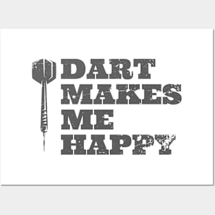 dart makes me happy Posters and Art